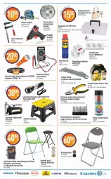 Gazetka promocyjna E Leclerc - Gazetka - ważna od 18.03 do 18.03.2023 - strona 13 - produkty: Top, Kłódka, Rozgałęźnik, Philips, Stołek, Organizer, Klej, Varta, Tarka, WD-40, Wkręt, Tarcza tnąca, Szczypce, Latarka, Pistolet, Krzesło, Miernik cyfrowy, Akumulator
