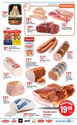 Gazetka promocyjna E Leclerc - Gazetka - ważna od 18.03 do 18.03.2023 - strona 23 - produkty: Kurczak, Perliczka, Madej Wróbel, Duda, Szynka, Udziec wołowy, Boczek, Poledwica sopocka, Frankfurterki, Kiełbasa, Olewnik, Bianka, Boczek wieprzowy
