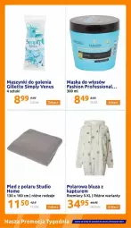 Gazetka promocyjna Action - Gazetka - ważna od 03.10 do 03.10.2023 - strona 15 - produkty: Pled, Maska do włosów, Venus, Gillette, Bluza, Maska, Fa