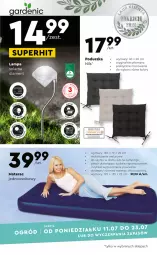 Gazetka promocyjna Biedronka - Gazetka - ważna od 27.07 do 27.07.2022 - strona 13 - produkty: Gin, Materac, Tera, Poduszka, Lampa