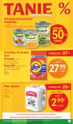 Gazetka promocyjna Delikatesy Centrum - Gazetka DC13 - Gazetka - ważna od 08.04 do 08.04.2023 - strona 5 - produkty: Piwo, Warzywa, Ser, Bonduelle, Warzywa konserwowe, Vizir, Groszek, Kukurydza, Fa