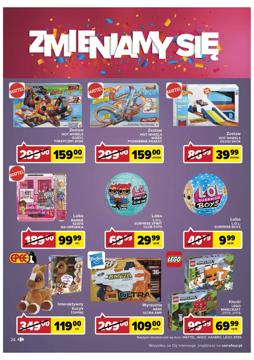 Gazetka promocyjna Carrefour - Gazetka Wielkie otwarcie w Dębicy - ważna 30.11 do 05.12.2022 - strona 26 - produkty: EPEE, Hasbro, Hot Wheels, L.O.L., LEGO, Mattel, Tera, Wyrzutnia