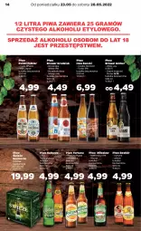 Gazetka promocyjna Netto - Gazetka spożywcza 23.05-28.05 - Gazetka - ważna od 28.05 do 28.05.2022 - strona 14 - produkty: Piwa, Piwo, Por, Gra, Fortuna, Mango