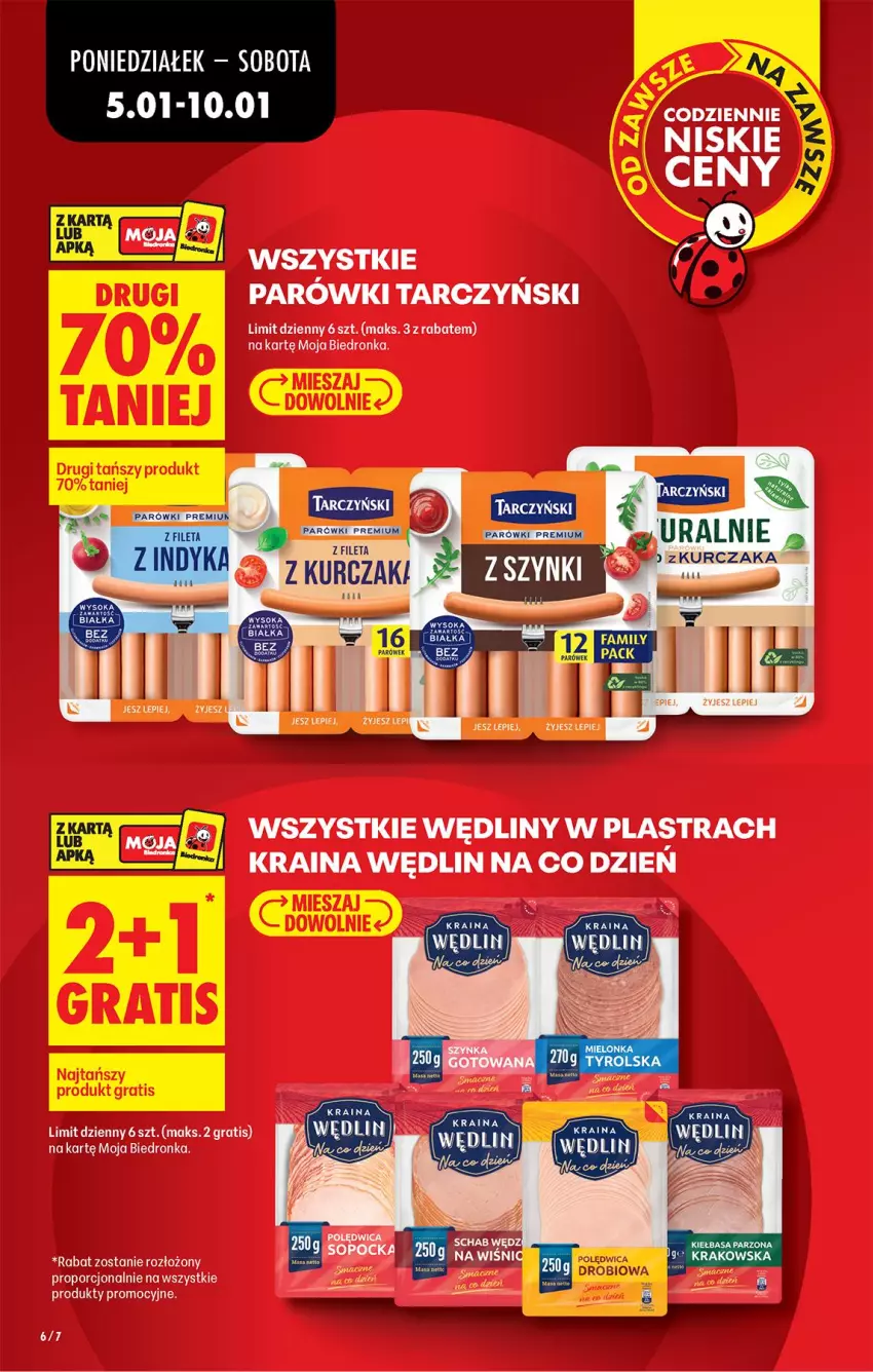 Gazetka promocyjna Biedronka - Od Poniedziałku - ważna 05.01 do 10.01.2026 - strona 11 - produkty: Fa, Gra, Parówki, Polędwica, Por, Tarczyński