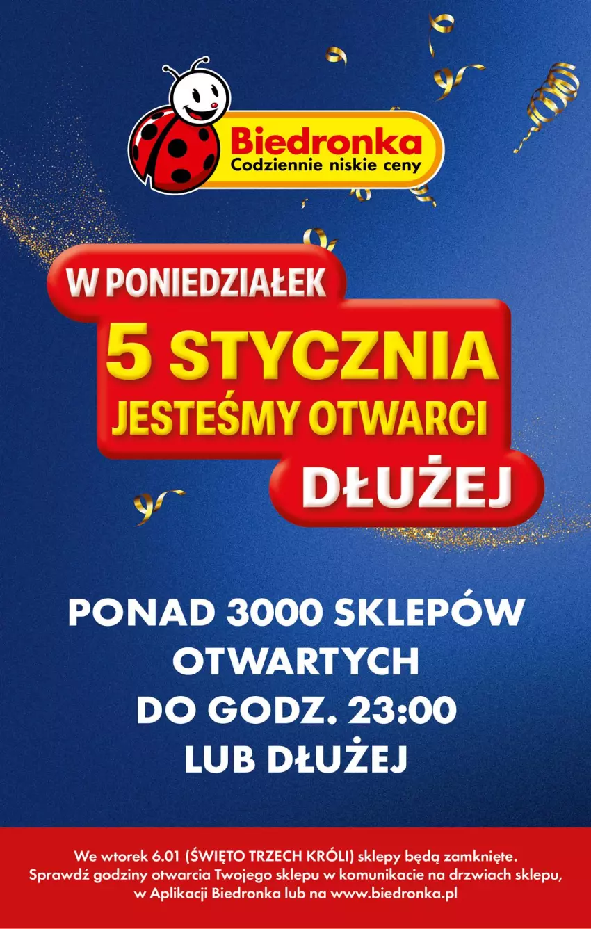 Gazetka promocyjna Biedronka - Od Poniedziałku - ważna 05.01 do 10.01.2026 - strona 3 - produkty: Drzwi
