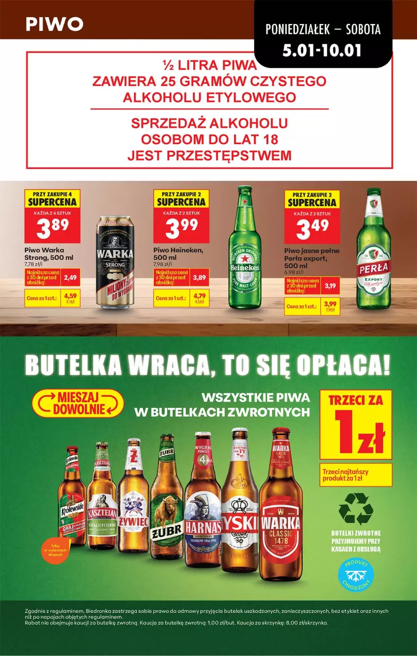 Gazetka promocyjna Biedronka - Od Poniedziałku - ważna 05.01 do 10.01.2026 - strona 59 - produkty: Gra, Piwa, Piwo, Warka