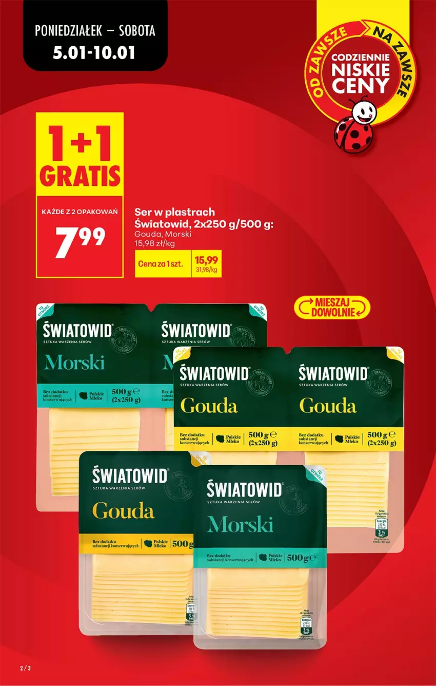 Gazetka promocyjna Biedronka - Od Poniedziałku - ważna 05.01 do 10.01.2026 - strona 6 - produkty: Gouda, Ser