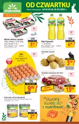 Gazetka promocyjna Stokrotka - Market - Gazetka - ważna od 31.03 do 31.03.2021 - strona 1 - produkty: Piec, Kujawski, Jaja, Bonduelle, Karkówka wieprzowa, Ziemniaki, Masło, Olej, Kukurydza