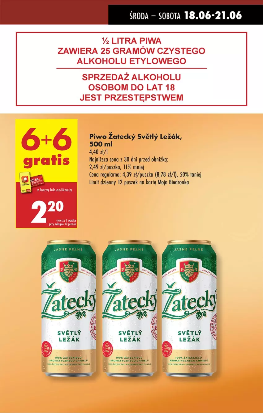 Gazetka promocyjna Biedronka - Od Środy - ważna 18.06 do 19.06.2025 - strona 13 - produkty: Gra, Piwa, Piwo