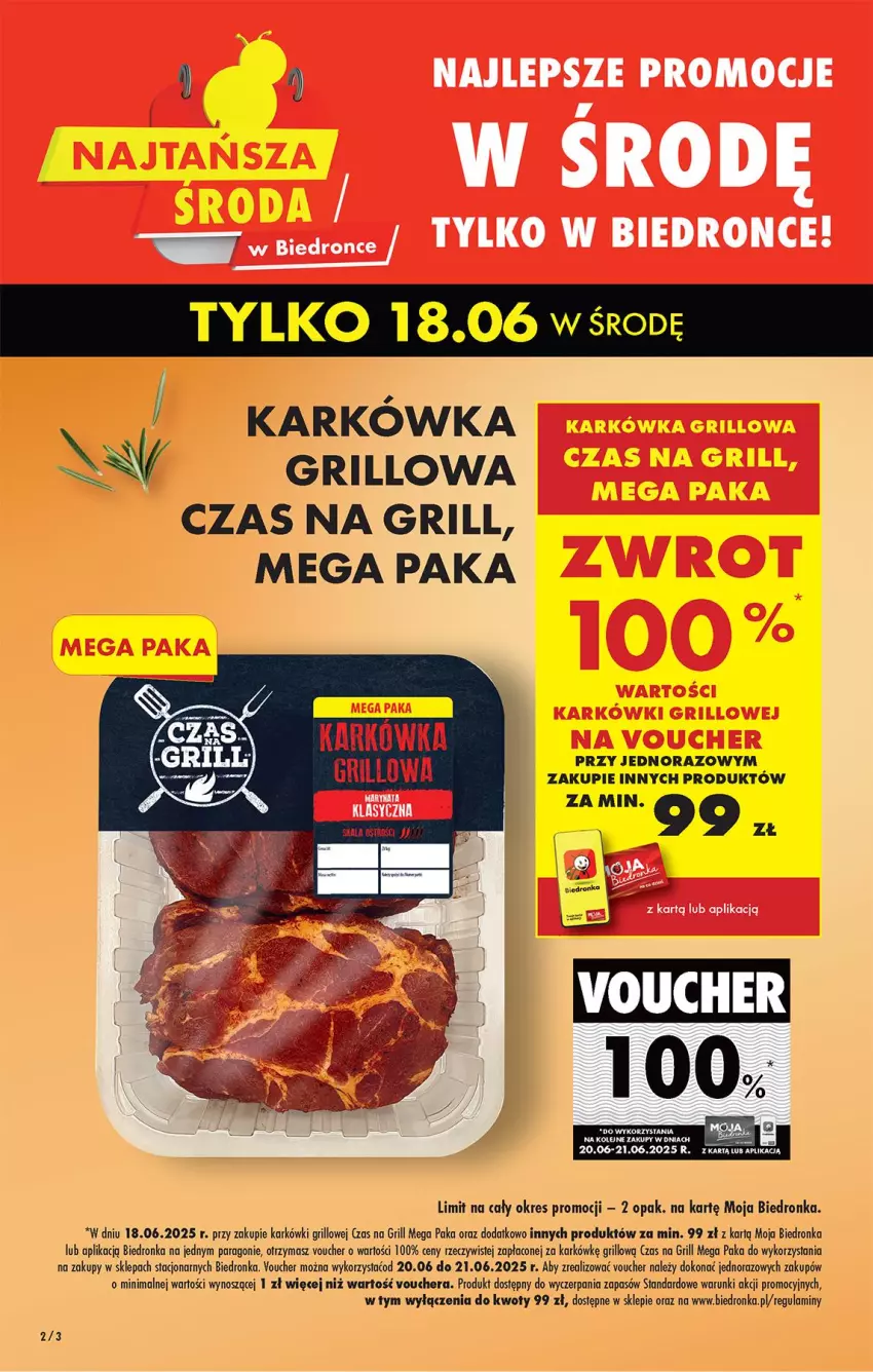 Gazetka promocyjna Biedronka - Od Środy - ważna 18.06 do 19.06.2025 - strona 4 - produkty: Grill