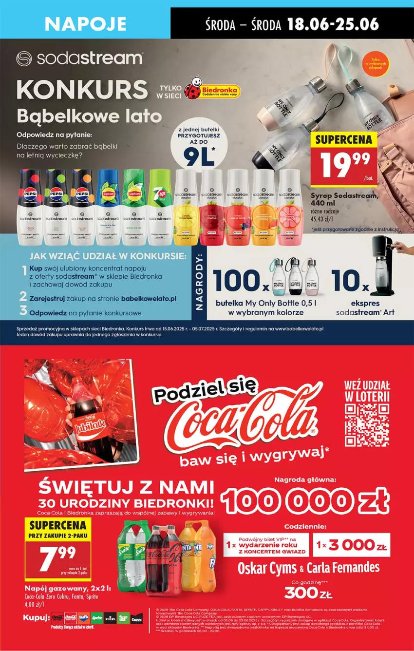 Gazetka promocyjna Biedronka - Od Środy - ważna 18.06 do 19.06.2025 - strona 59 - produkty: Napoje, Syrop