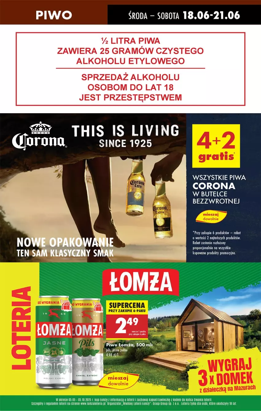 Gazetka promocyjna Biedronka - Od Środy - ważna 18.06 do 19.06.2025 - strona 61 - produkty: Gra, Piwa, Piwo, Por