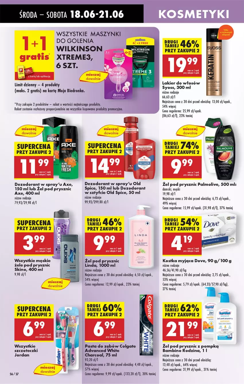 Gazetka promocyjna Biedronka - Od Środy - ważna 18.06 do 19.06.2025 - strona 62 - produkty: Colgate, Dezodorant, Dove, Gra, Kostka myjąca, Lakier, Lakier do włosów, LG, Old Spice, Palmolive, Pasta do zębów, Por, Ryż