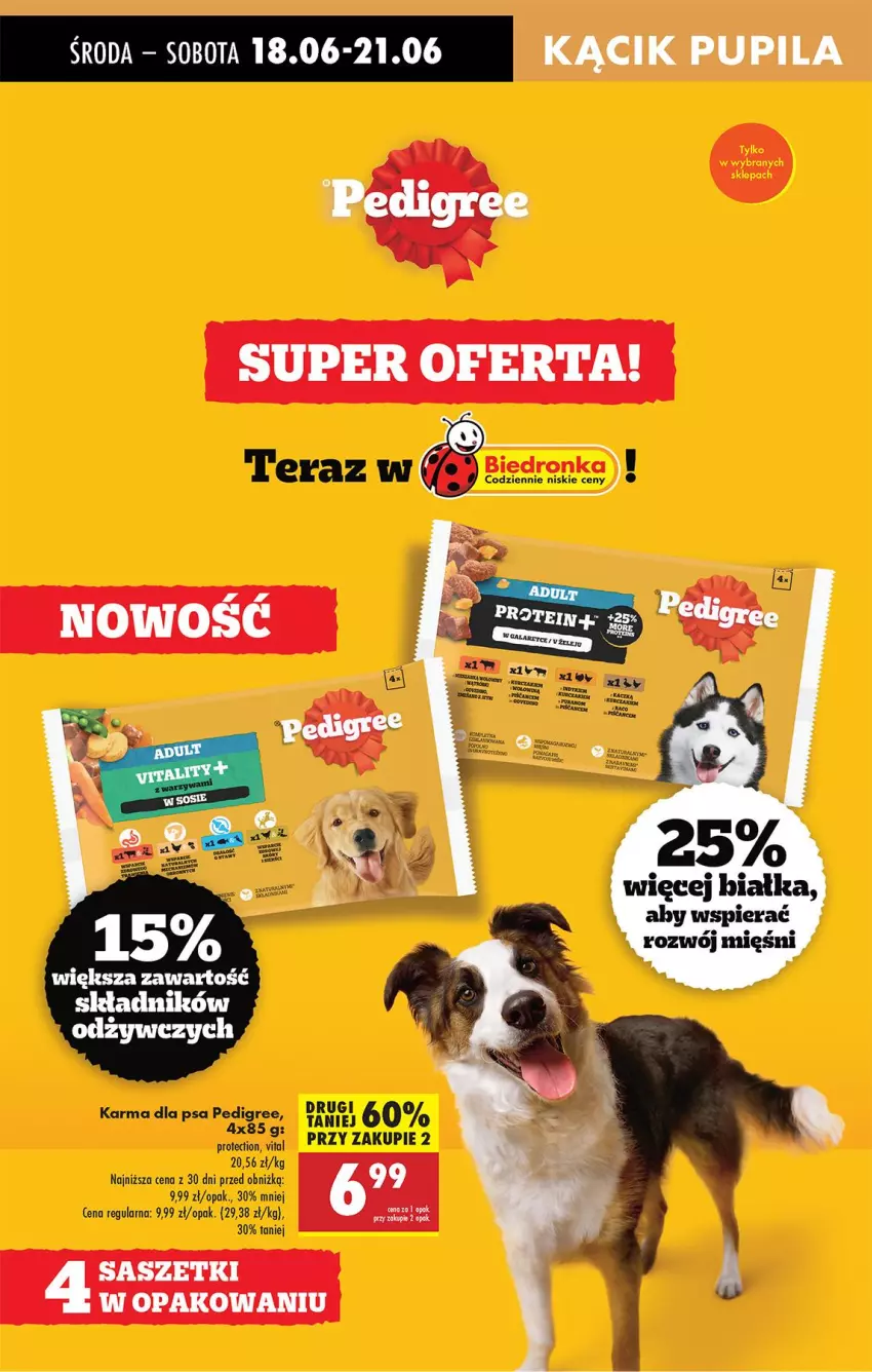 Gazetka promocyjna Biedronka - Od Środy - ważna 18.06 do 19.06.2025 - strona 70 - produkty: Pedigree, Tera