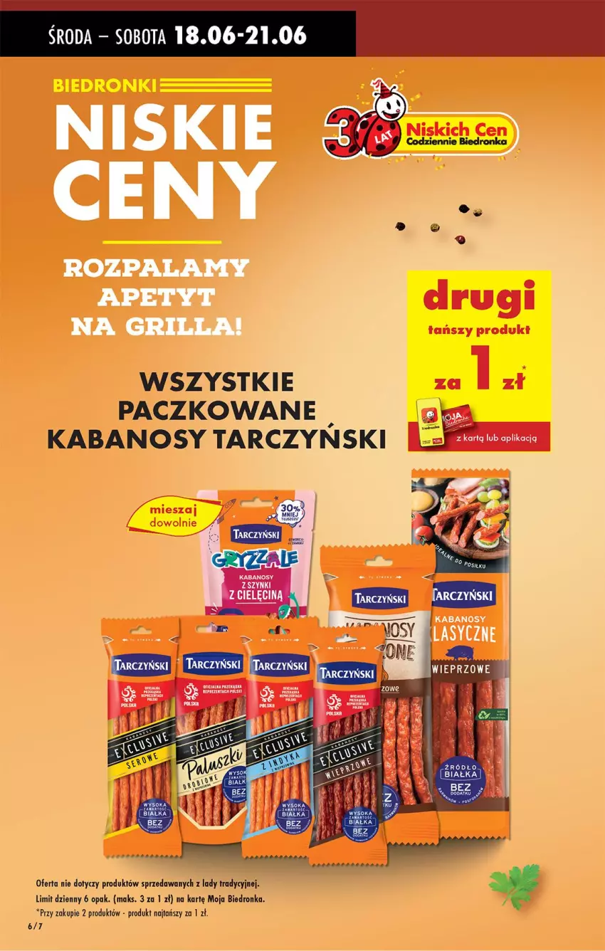 Gazetka promocyjna Biedronka - Od Środy - ważna 18.06 do 19.06.2025 - strona 8 - produkty: Kabanos