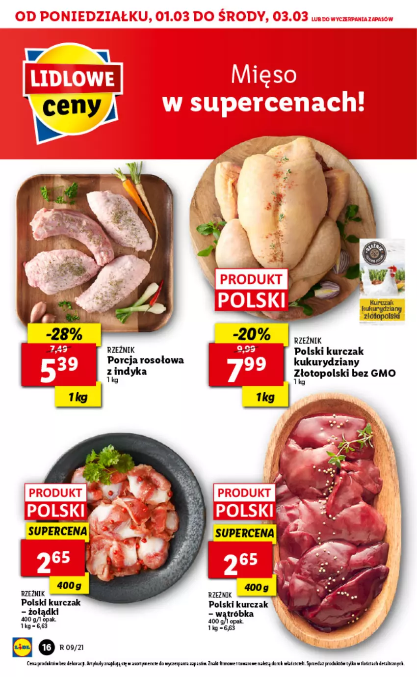 Gazetka promocyjna Lidl - GAZETKA - ważna 01.03 do 03.03.2021 - strona 16 - produkty: Kurczak, Top