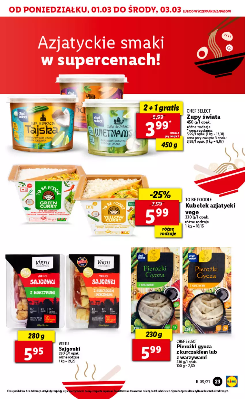 Gazetka promocyjna Lidl - GAZETKA - ważna 01.03 do 03.03.2021 - strona 23 - produkty: Gra, Kurczak, LG, Warzywa