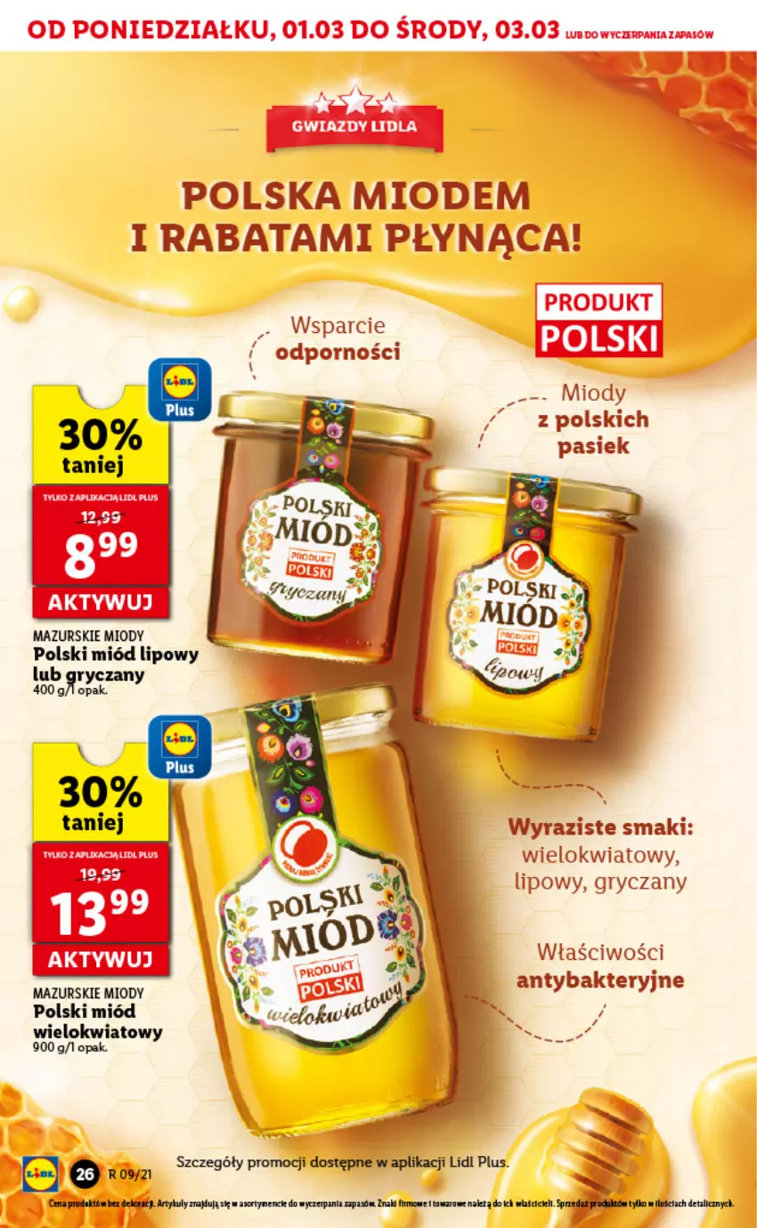 Gazetka promocyjna Lidl - GAZETKA - ważna 01.03 do 03.03.2021 - strona 26 - produkty: Gry, Miód, Por