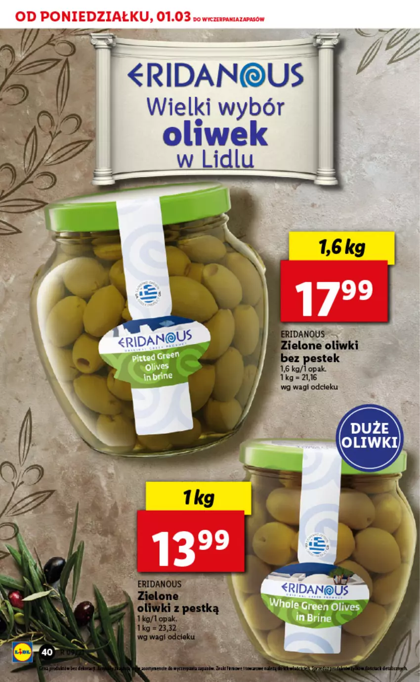 Gazetka promocyjna Lidl - GAZETKA - ważna 01.03 do 03.03.2021 - strona 40 - produkty: Fa, Oliwki, Stek, Wagi