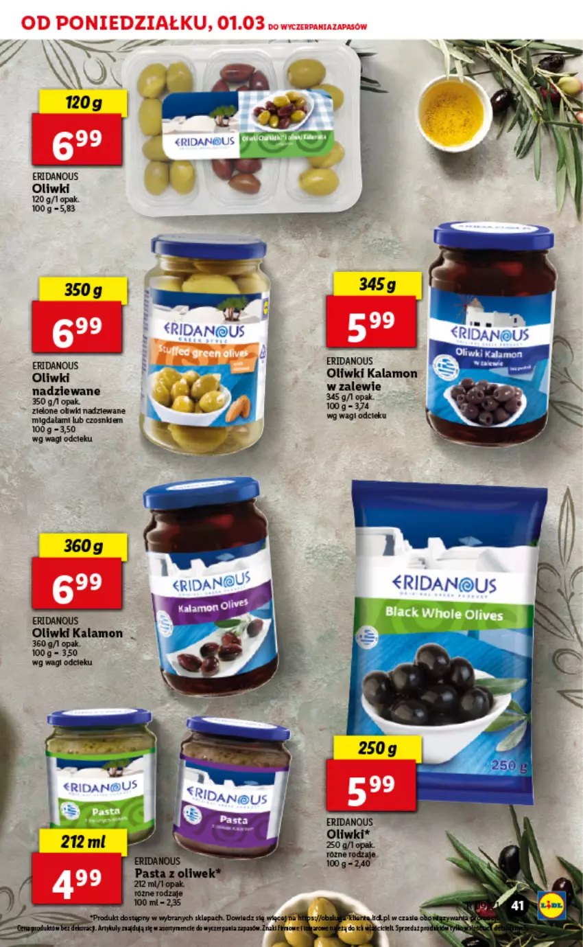 Gazetka promocyjna Lidl - GAZETKA - ważna 01.03 do 03.03.2021 - strona 41 - produkty: Oliwki, Wagi