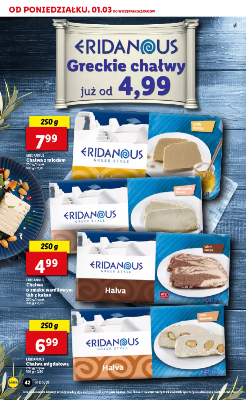 Gazetka promocyjna Lidl - GAZETKA - ważna 01.03 do 03.03.2021 - strona 42 - produkty: Chałwa, LG