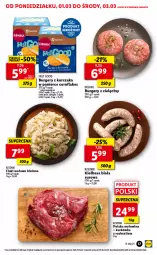 Gazetka promocyjna Lidl - GAZETKA - Gazetka - ważna od 03.03 do 03.03.2021 - strona 17 - produkty: Kurczak, Burger, Wołowina, Kiełbasa biała, Flaki, Kiełbasa, Flaki wołowe, Fa