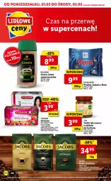 Gazetka promocyjna Lidl - GAZETKA - Gazetka - ważna od 03.03 do 03.03.2021 - strona 46 - produkty: Torebka, Kawa rozpuszczalna, Sok, Rum, Por, Gra, Bell, Kawa, Sport, Teekanne, Owoce, Bella, Ritter Sport, Herbata, Imbir
