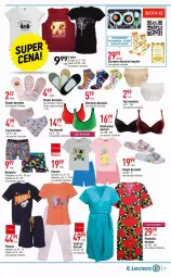 Gazetka promocyjna E Leclerc - Gazetka - ważna od 09.07 do 09.07.2022 - strona 17 - produkty: Klapki, Top, Ser, Gin, Biustonosz, Karp, T-shirt, Szlafrok, Sushi, Dzieci, Figi, Bokserki, Podomka