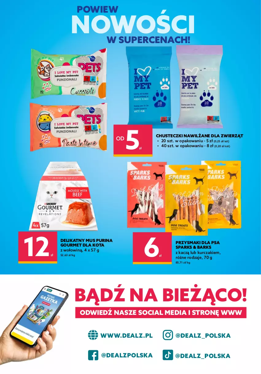 Gazetka promocyjna Dealz - POWIEW NOWOŚCIW SUPER CENACH!🆕 - ważna 24.06 do 04.07.2022 - strona 8 - produkty: Chusteczki, Kurczak, Mus, Przysmaki, Pur, Purina