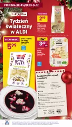 Gazetka promocyjna Aldi - Katalog spożywczy - Gazetka - ważna od 24.12 do 24.12.2021 - strona 12 - produkty: Makaron, Sól, Grzyby, Cukier, Bulion, Czosnek, Tera, Lion, Przyprawy, Talerz, Sitko, Buraki, Kapustą
