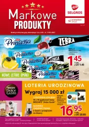 Gazetka promocyjna Selgros - Katalog Markowe Produkty - Gazetka - ważna od 17.05 do 17.05.2023 - strona 1 - produkty: Princessa, Nescafé, Wafelek, Dolce Gusto