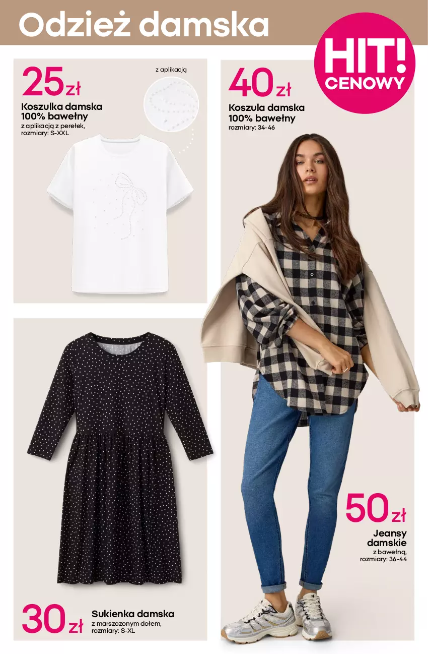 Gazetka promocyjna Pepco - Wszystko na jesień jest tu - ważna 18.09 do 01.10.2025 - strona 3 - produkty: Bluza, Kosz, Koszula, Koszulka, Mars, Spodnie, Sukienka