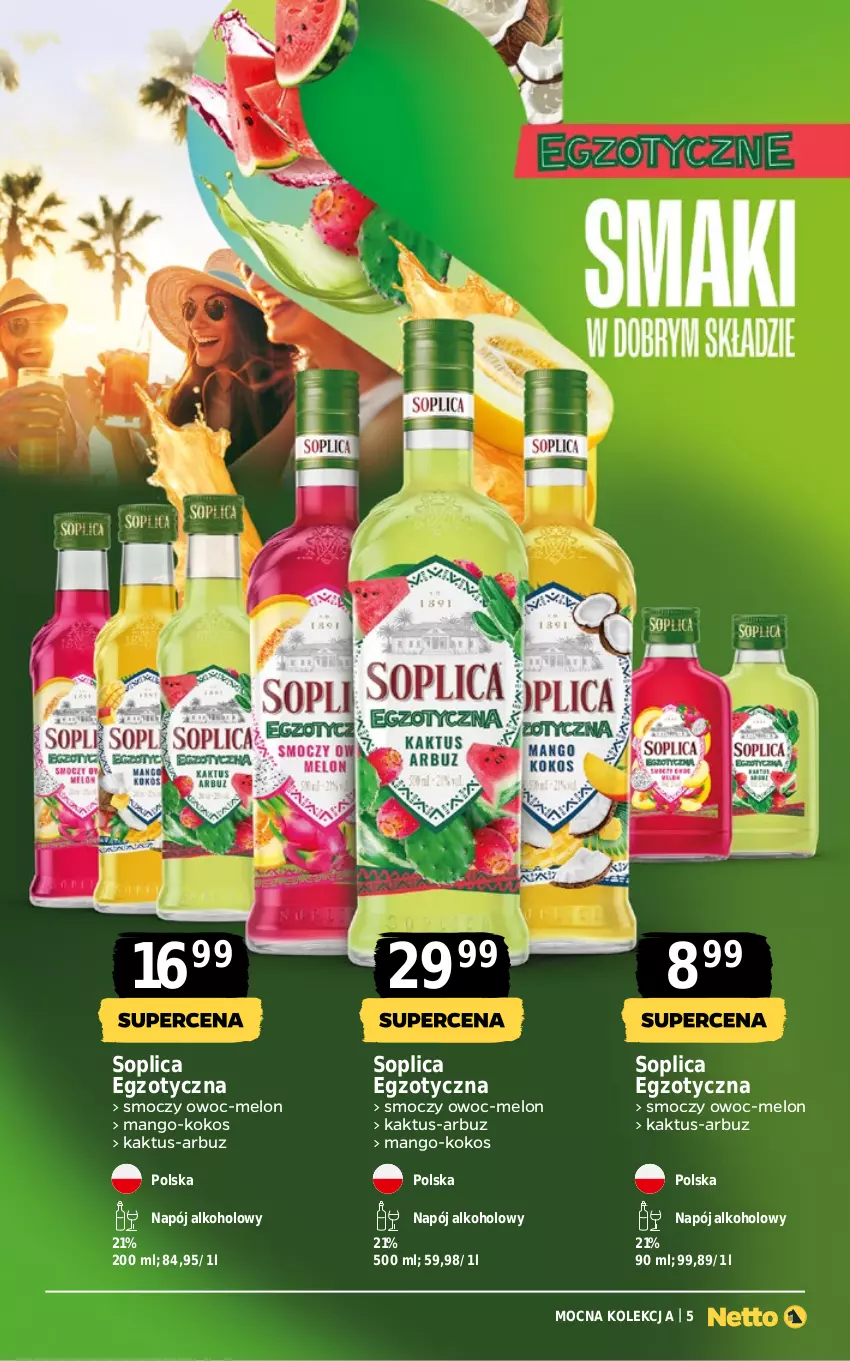 Gazetka promocyjna Netto - Alkohole - Mocne - ważna 13.10 do 25.10.2025 - strona 5 - produkty: Arbuz, Kaktus, Kokos, Mango, Melon, Napój, Soplica