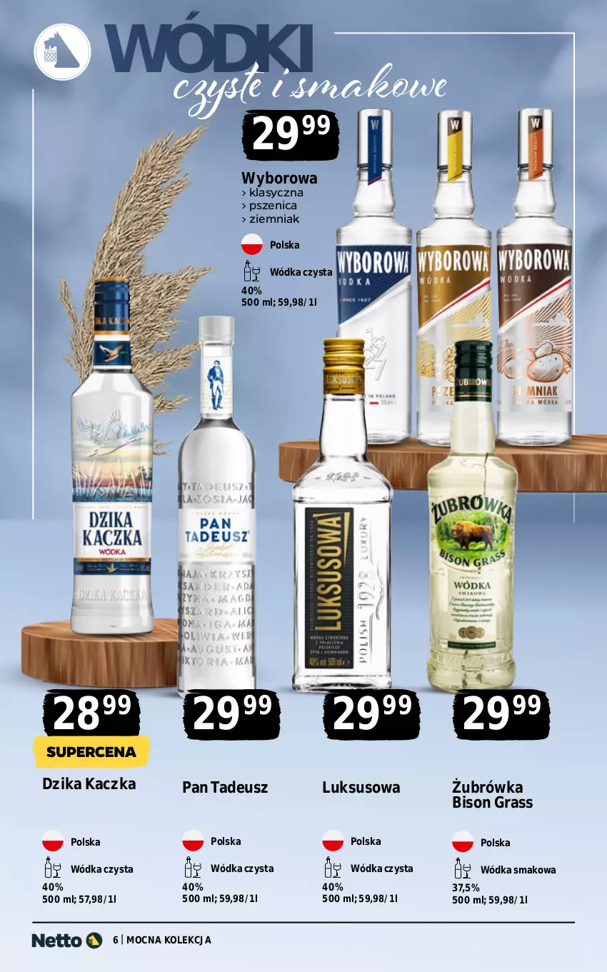Gazetka promocyjna Netto - Alkohole - Mocne - ważna 13.10 do 25.10.2025 - strona 6 - produkty: Gra, Kaczka, Wódka, Wyborowa