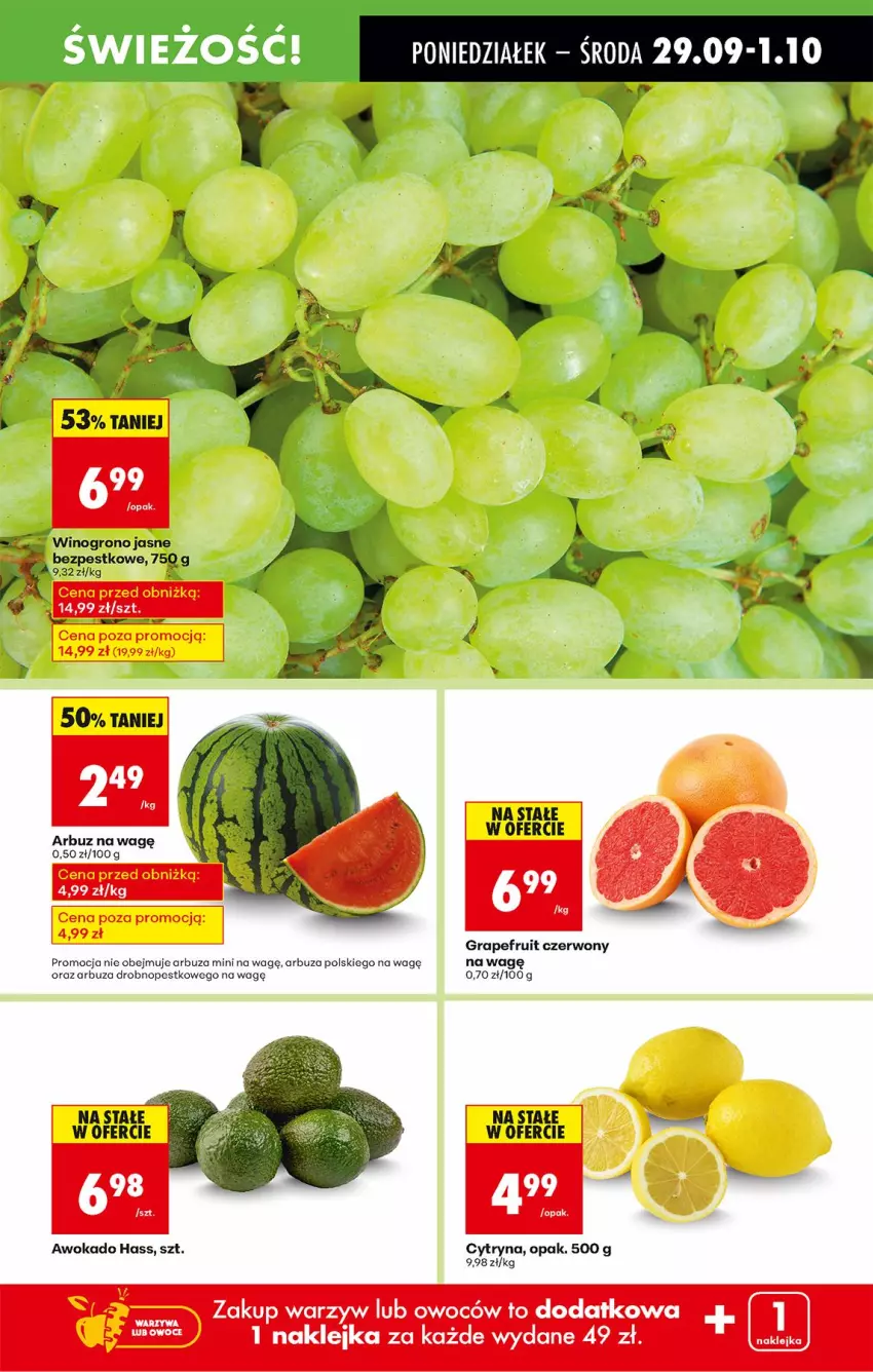 Gazetka promocyjna Biedronka - Od Poniedziałku - ważna 29.09 do 04.10.2025 - strona 19 - produkty: Arbuz, Gra, Klej, Wino