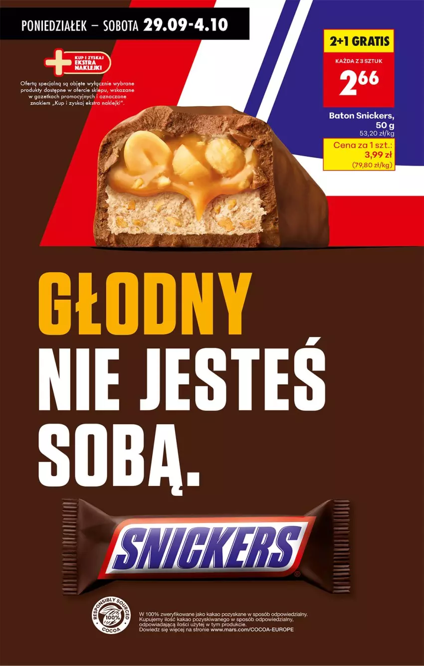 Gazetka promocyjna Biedronka - Od Poniedziałku - ważna 29.09 do 04.10.2025 - strona 58 - produkty: Baton, Fa, Gra, Kakao, Klej, Mars