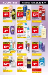 Gazetka promocyjna Biedronka - Od Poniedziałku - Gazetka - ważna od 04.10 do 04.10.2025 - strona 65 - produkty: Woda perfumowana, Old Spice, Perfum, Pasta do zębów, Nić dentystyczna, Be Be, Elmex, Woda, Blend-a-Med, Nivea, Fa