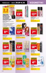 Gazetka promocyjna Biedronka - Od Poniedziałku - Gazetka - ważna od 04.10 do 04.10.2025 - strona 66 - produkty: Makijaż, Fructis, Por, Gra, Wellaflex, Pantene, Eveline, Sati, Taft, Tusz, Wella, Szampon, Syoss, Garnier, Lakier do włosów, Be Be, Odżywka, Olej, Niuqi, Nivea, Lakier, Farba do włosów, Fa