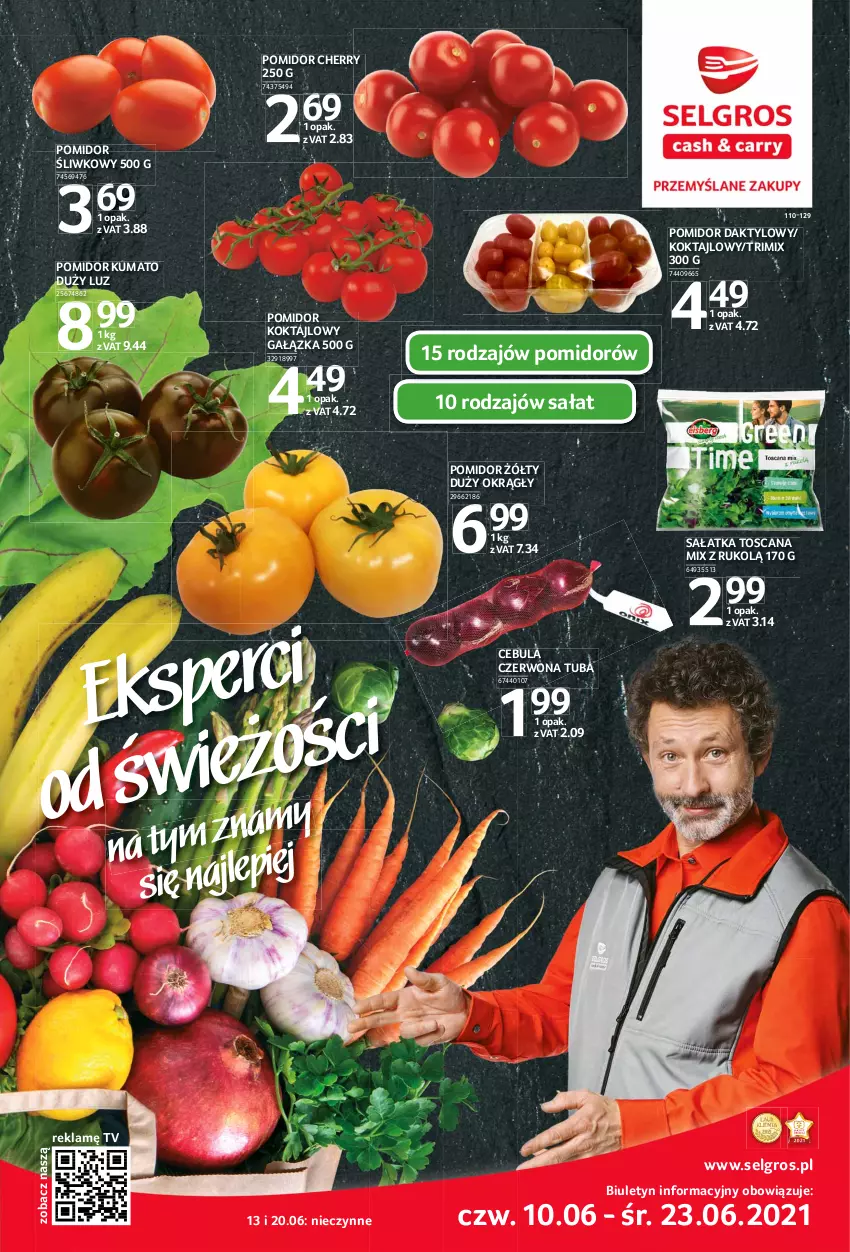 Gazetka promocyjna Selgros - Katalog eksperci od świeżości - ważna 08.03 do 04.08.2021 - strona 1 - produkty: Cebula, Cebula czerwona, LG, Sałat, Sałatka