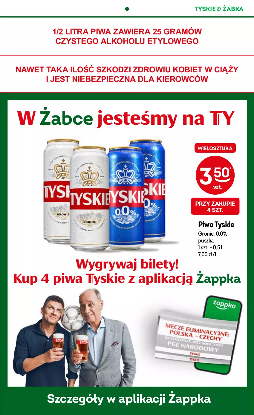 Gazetka promocyjna Żabka - ważna 16.08 do 29.08.2023 - strona 20 - produkty: Gra, Gry, Piec, Piwa, Piwo, Tyskie