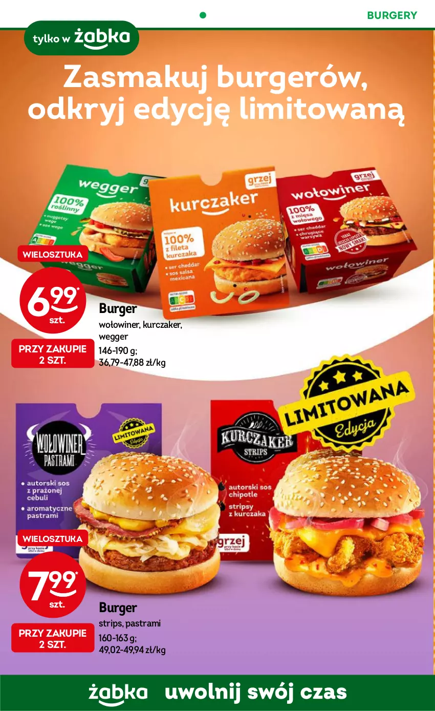 Gazetka promocyjna Żabka - ważna 16.08 do 29.08.2023 - strona 34 - produkty: Burger, Herbata, Kawa, Kurczak