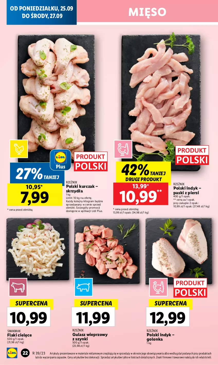 Gazetka promocyjna Lidl - GAZETKA - ważna 25.09 do 27.09.2023 - strona 32 - produkty: Flaki, Gra, Kurczak, Mięso, Olej