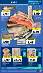 Gazetka promocyjna Lidl - GAZETKA - Gazetka - ważna od 27.09 do 27.09.2023 - strona 35 - produkty: Polędwica, Sos, Por, Rio Mare, Tusz, Sushi, Pstrąg, Tuńczyk, Dorsz, Pstrąg łososiowy