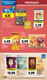 Gazetka promocyjna Lidl - GAZETKA - Gazetka - ważna od 27.09 do 27.09.2023 - strona 40 - produkty: Warzywa, Sos, Ser, Gry, Chipsy, Chrupki, Wazon, Lody, Maliny, Mleczko, Pestki dyni, Lay’s, Olej, Biszkopty