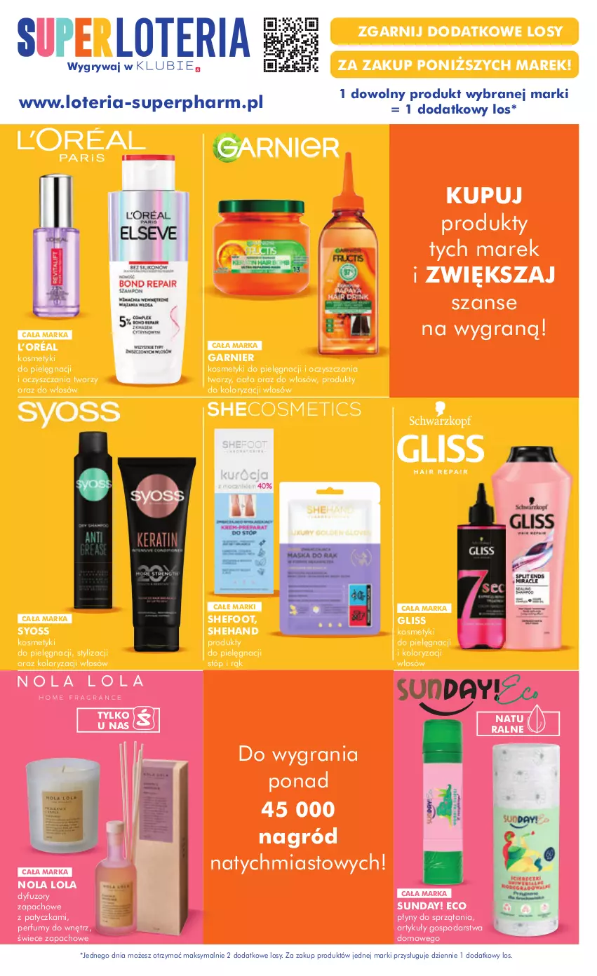 Gazetka promocyjna Super Pharm - Gazetka - ważna 28.09 do 11.10.2023 - strona 22 - produkty: Garnier, Gra, Gry, Kosmetyki do pielęgnacji, L’Oréal, Perfum, Syoss