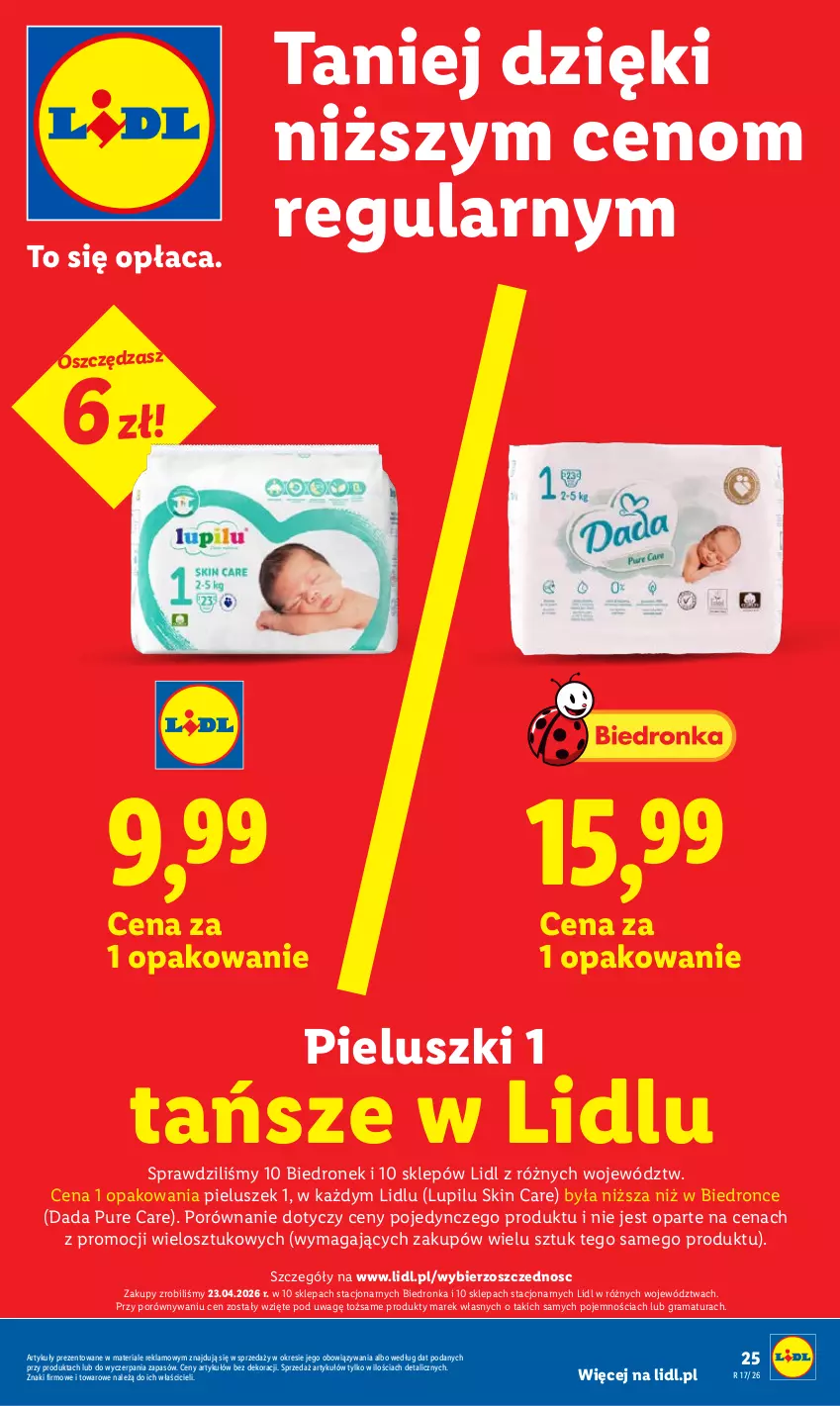 Gazetka promocyjna Lidl - Gazetka ważna od 29.04 do 2.05 - ważna 29.04 do 02.05.2026 - strona 25 - produkty: Dada, Gra, Por, Pur, Rama