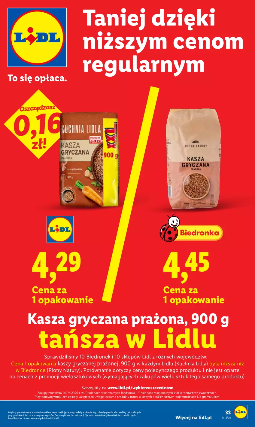 Gazetka promocyjna Lidl - Gazetka ważna od 29.04 do 2.05 - ważna 29.04 do 02.05.2026 - strona 33 - produkty: Gra, Gry, Kasza, Kasza gryczana, Kuchnia, Por, Rama