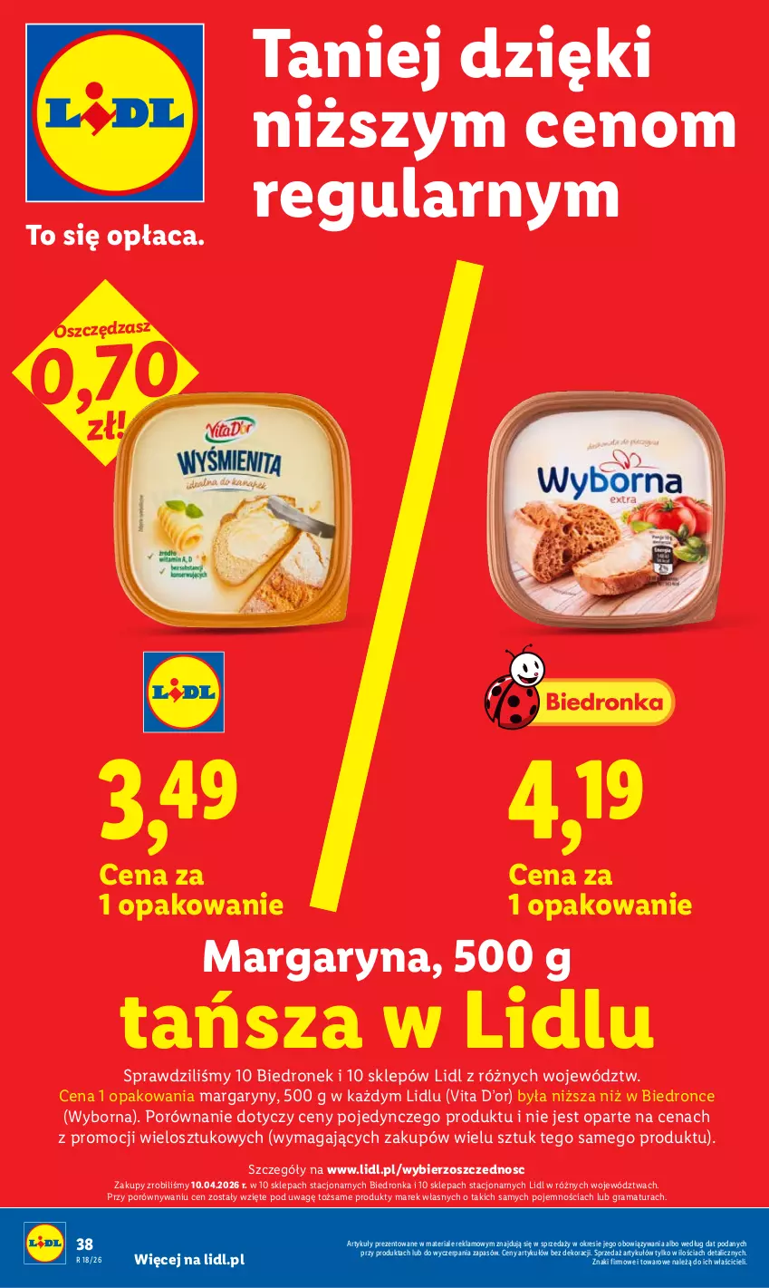 Gazetka promocyjna Lidl - Gazetka ważna od 29.04 do 2.05 - ważna 29.04 do 02.05.2026 - strona 38 - produkty: Gra, Margaryna, Por, Rama