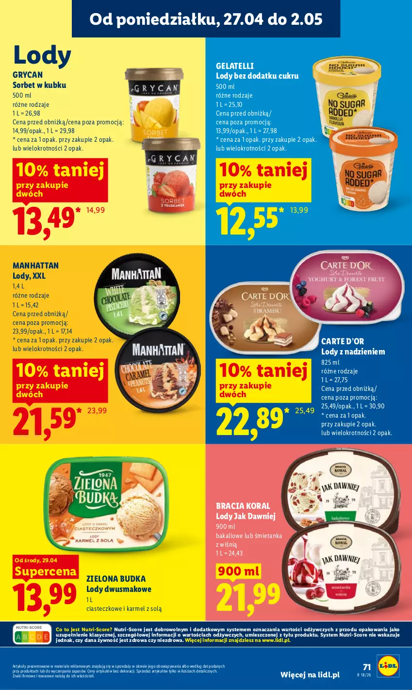 Gazetka promocyjna Lidl - Gazetka ważna od 29.04 do 2.05 - ważna 29.04 do 02.05.2026 - strona 71 - produkty: Gry, Lody, Zielona Budka