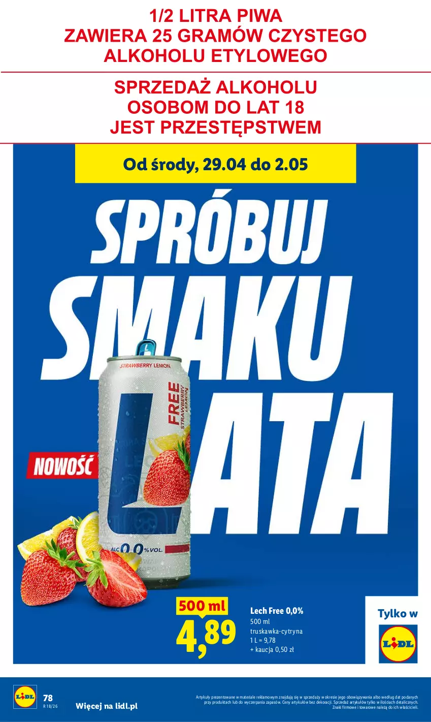 Gazetka promocyjna Lidl - Gazetka ważna od 29.04 do 2.05 - ważna 29.04 do 02.05.2026 - strona 80